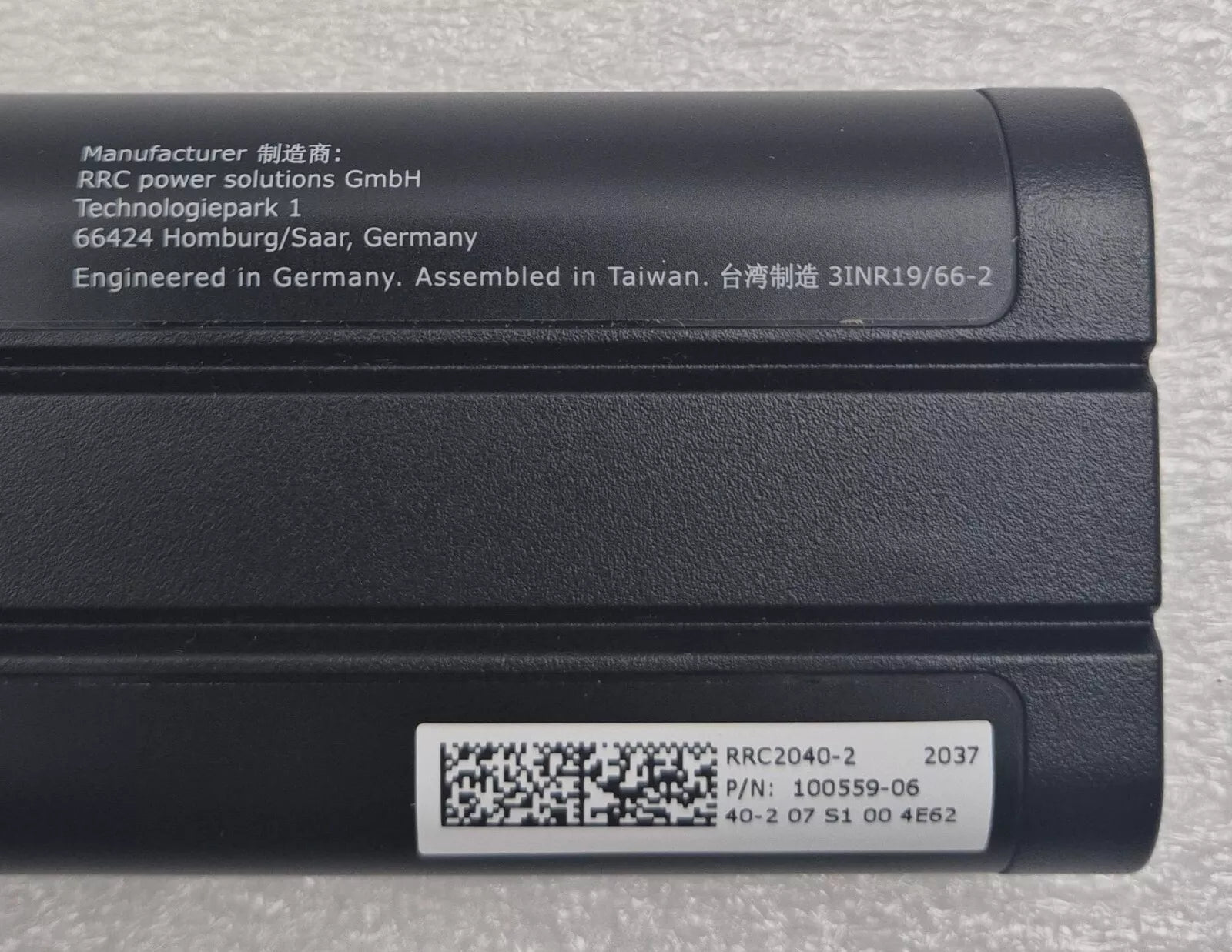 RRC RRC2040-2 100559 Rechargeable Smart Battery Pack Li-ion 10.8V 6900mAh 74.5Wh