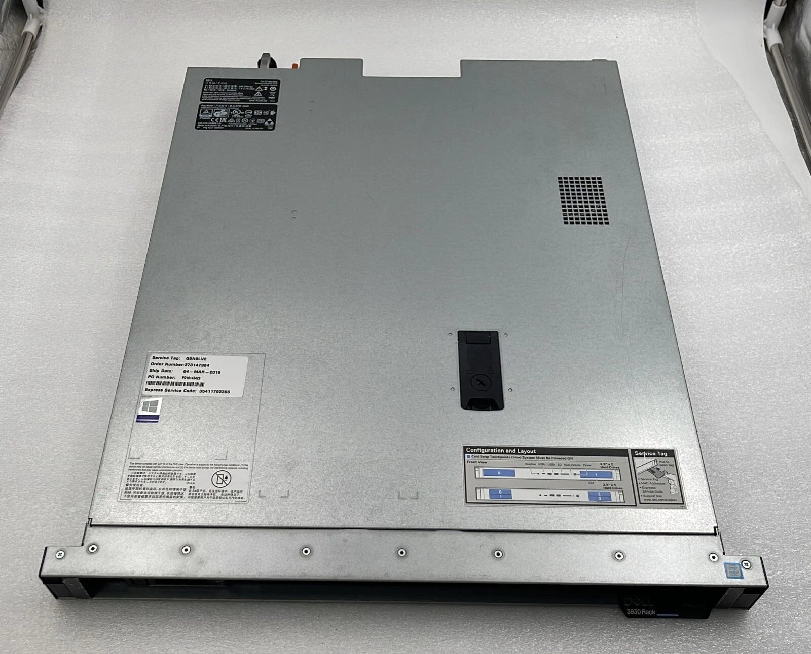 DELL Precision 3930 Rack i7-8700k Nvidia OUADRO P2000 16GB 2Rx8 2TB 7200RPM