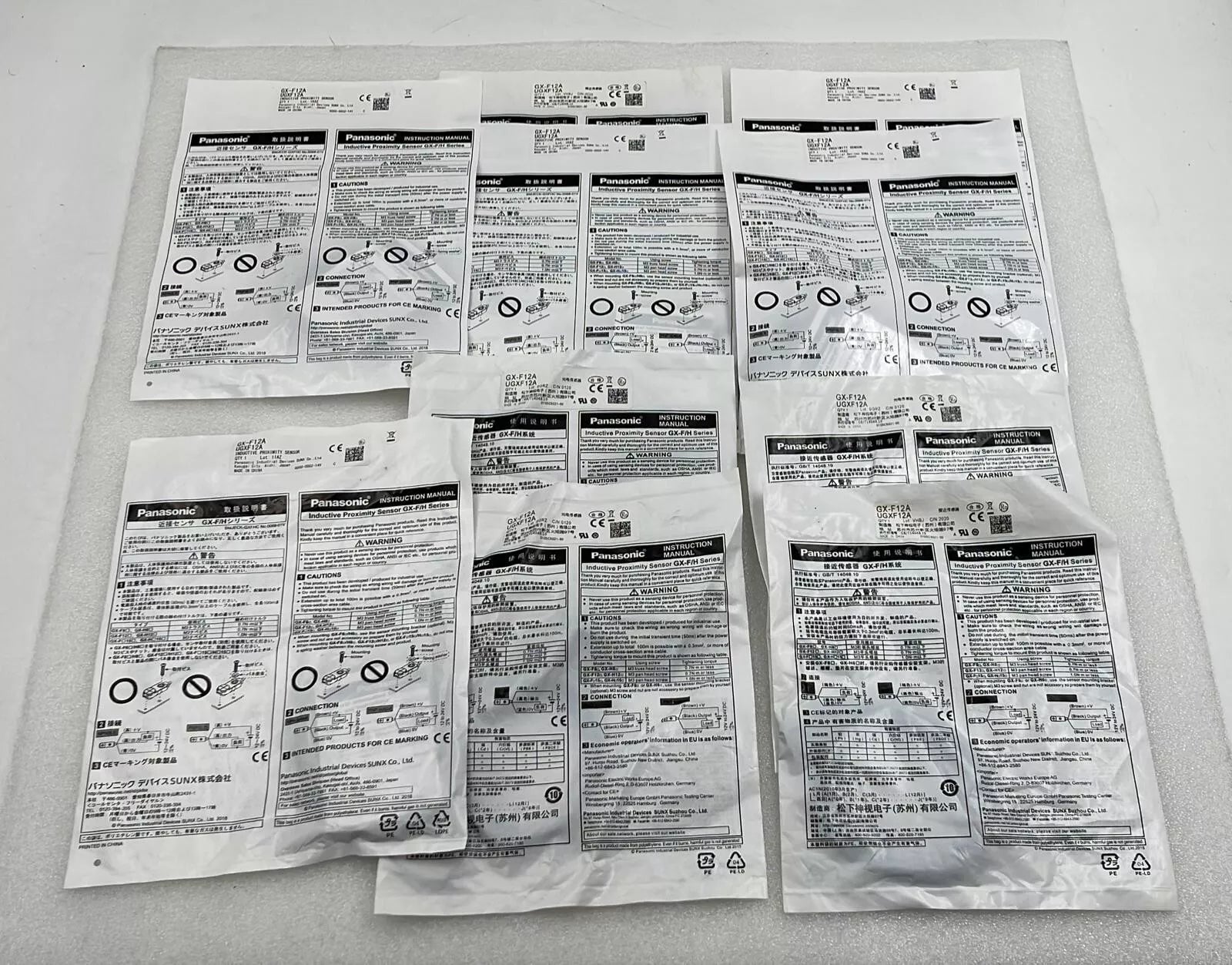 [LOT 10 PCS] NEW - Panasonic GX-F12A Inductive Proximity Sensor GX-F/H Series