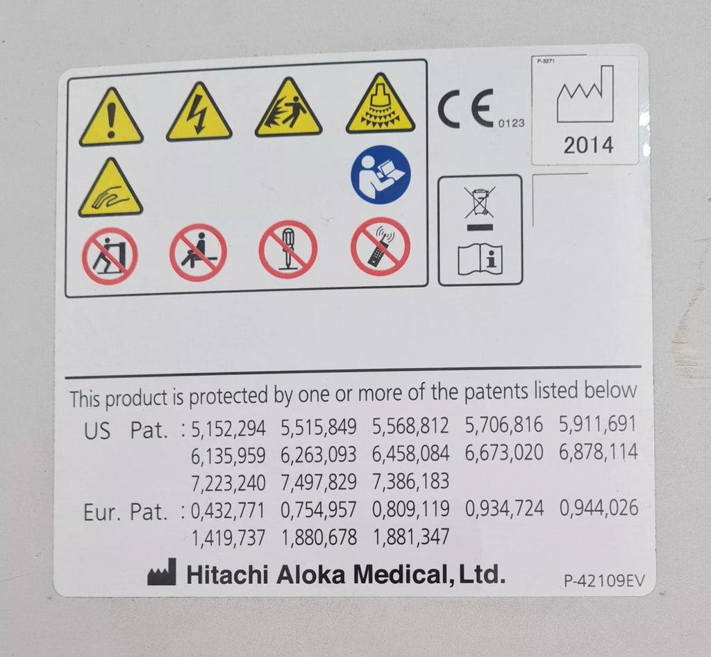 Hitachi ALOKA ProSound F31 LCD Medical Monitor IPF-1509 Screen Display 15