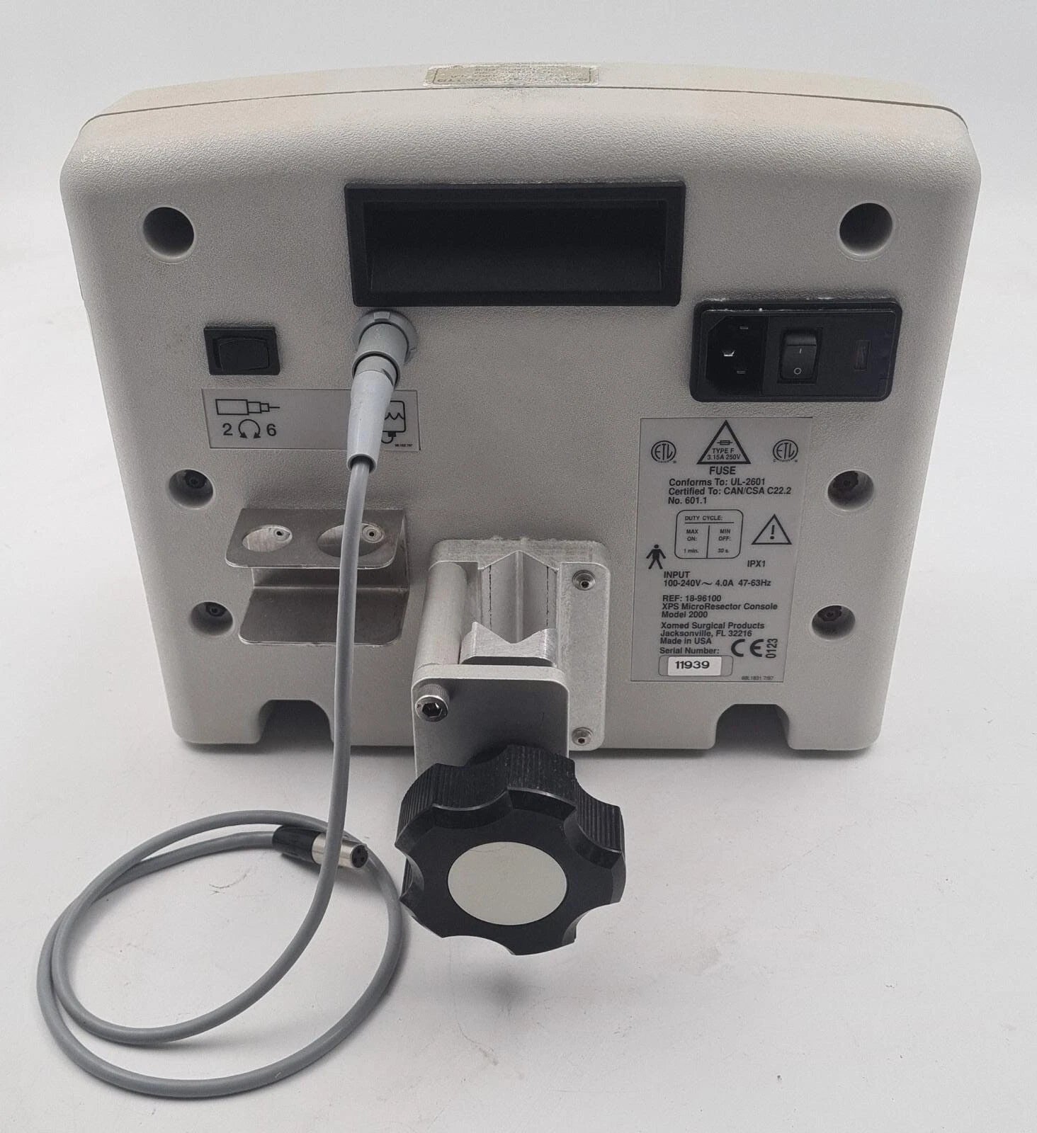 XOMED XPS MicroResector Console Model 2000 Ref 18-96100