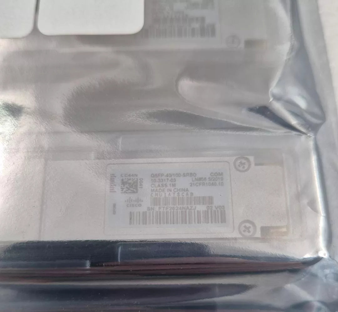 [LOT 4 PCS] NEW SEALED - CISCO QSFP-40/100-SRBD 10-3317-03 Transceiver 40-100G