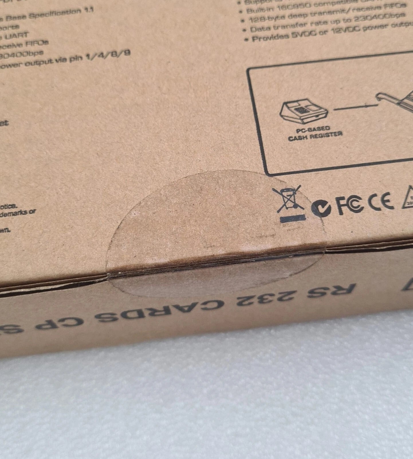 [NEW PAIR] STLAB CP-130 RS-232 4-Port PCIe CARD WITH POWER CP SERIES IE-X07-5240