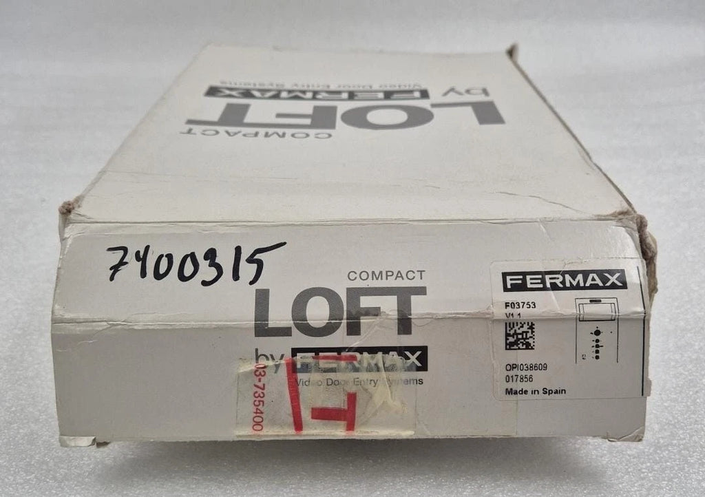 NEW - FERMAX REF 3753 MONITOR LOFT COMPACT VDS 3.5