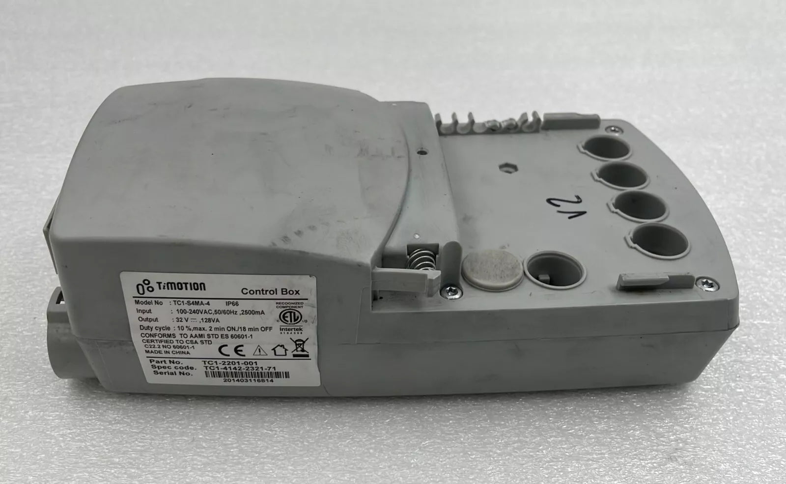 TIMOTION TC1-S4MA-4 Control Box TC1-2201-001 **AS IS