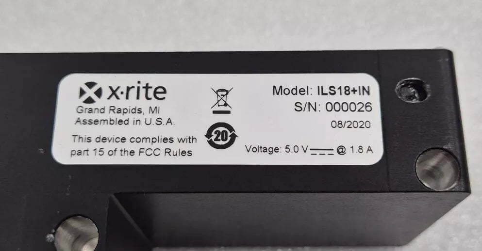 X-rite ILS18 Spectrophotometer Color Sensor 5.0V 1.8A SPM HP Indigo **AS-IS**