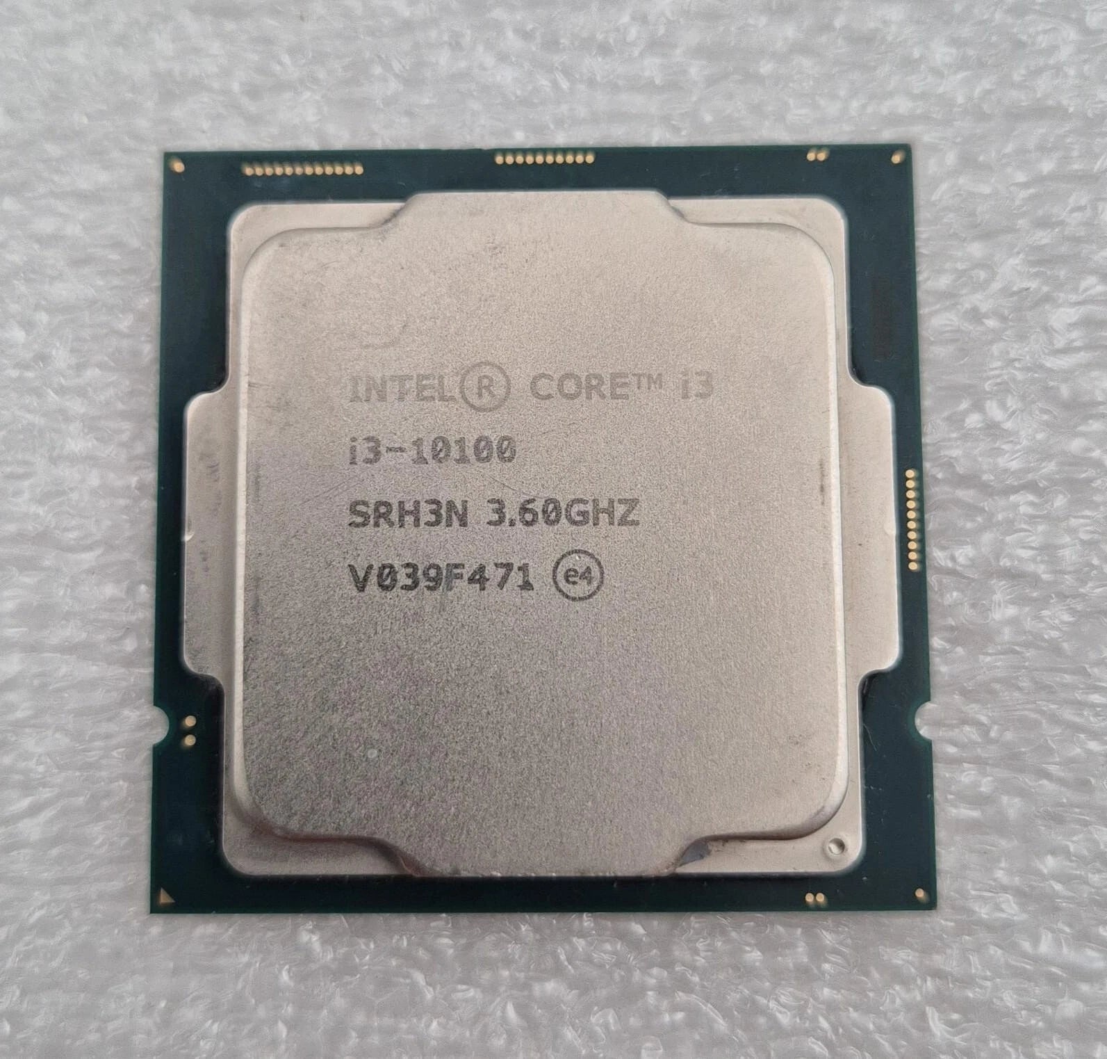 Intel Core i3 i3-10100 SRH3N Processor CPU Quad-Core 3.60GHz LGA 1200