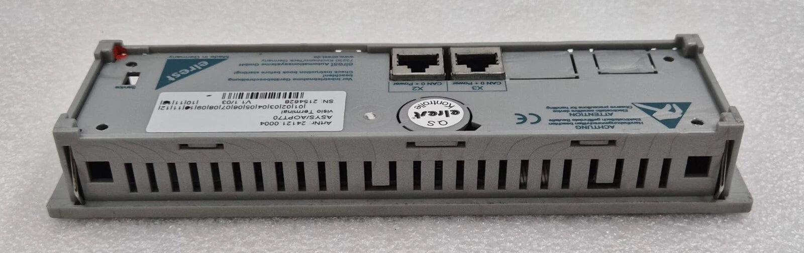 Elrest ASYS HMI AOP T70 24121.0004 V1.1/03 ASYS/AOPT70 Visio Terminal
