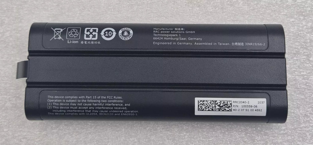 RRC RRC2040-2 100559 Rechargeable Smart Battery Pack Li-ion 10.8V 6900mAh 74.5Wh