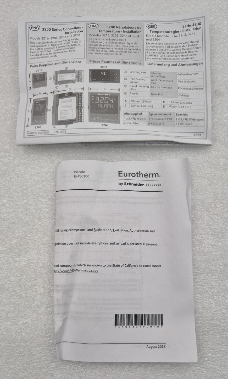 NEW - Schneider Eurotherm EPC 3016 Process & Temperature Controller