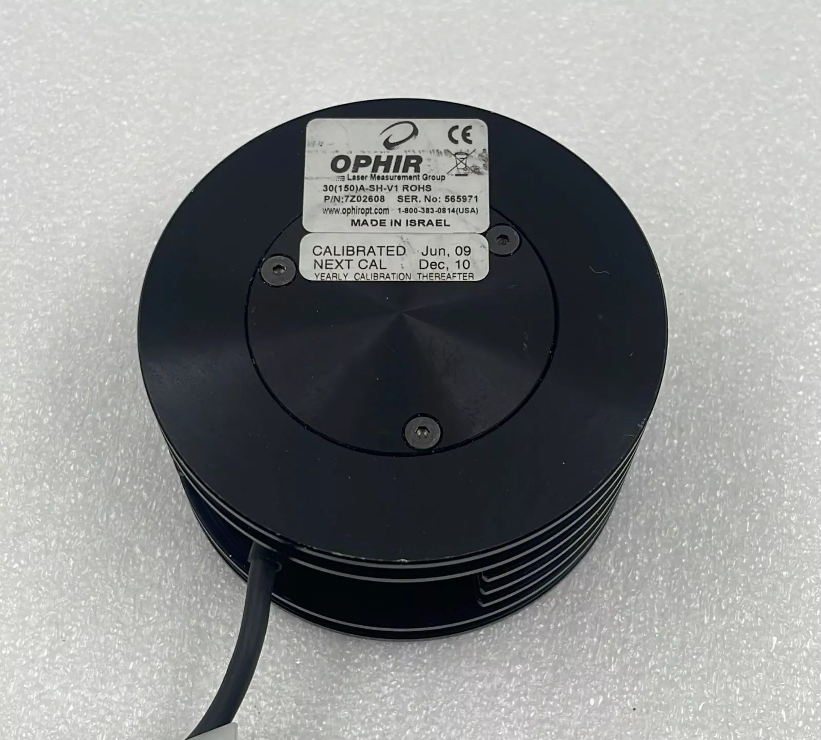 OPHIR 30(150)A-SH-V1 Head Laser Power Meter Sensor 7Z02608