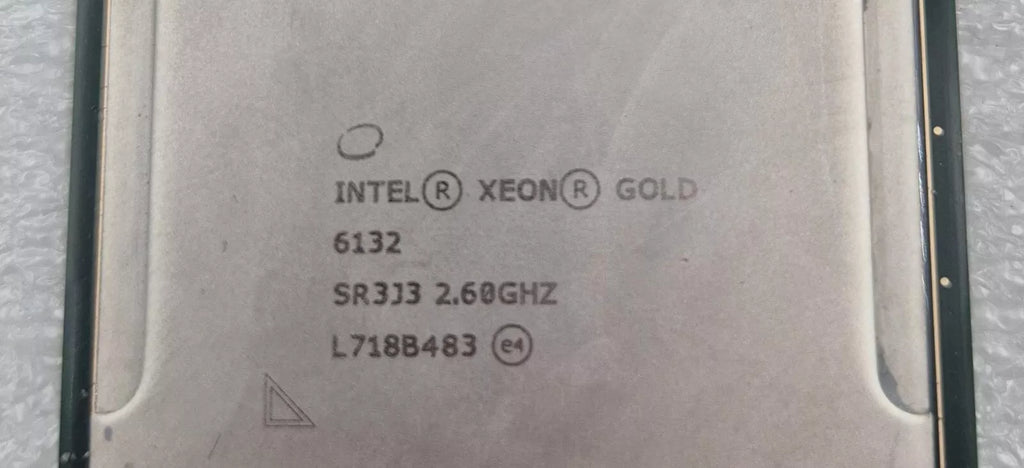 [LOT 2 PCS] Intel Xeon Gold 6132 SR3J3 2.60GHz LGA3647 14-Core CPU Processor