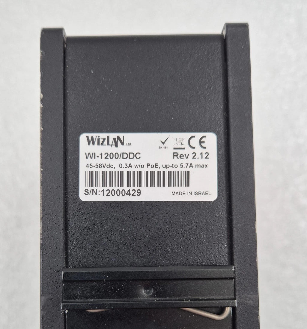WIZLAN WI-1200/DDC 12-port Gigabit Switch WI-1200 45-58Vdc Industrial PoE