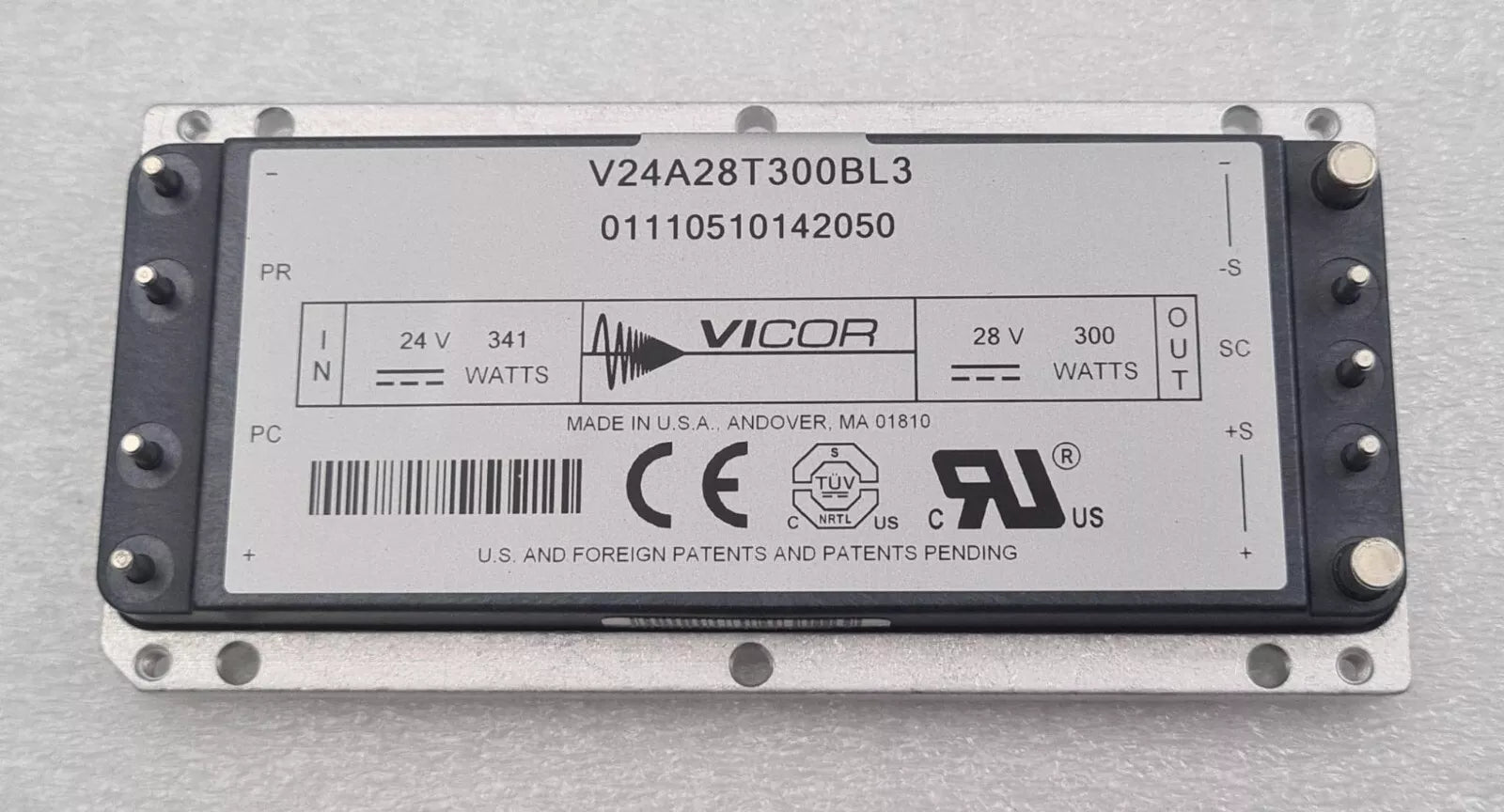 NEW - VICOR Power Converter Module V24A28T300BL3 DC/DC 24V 300W