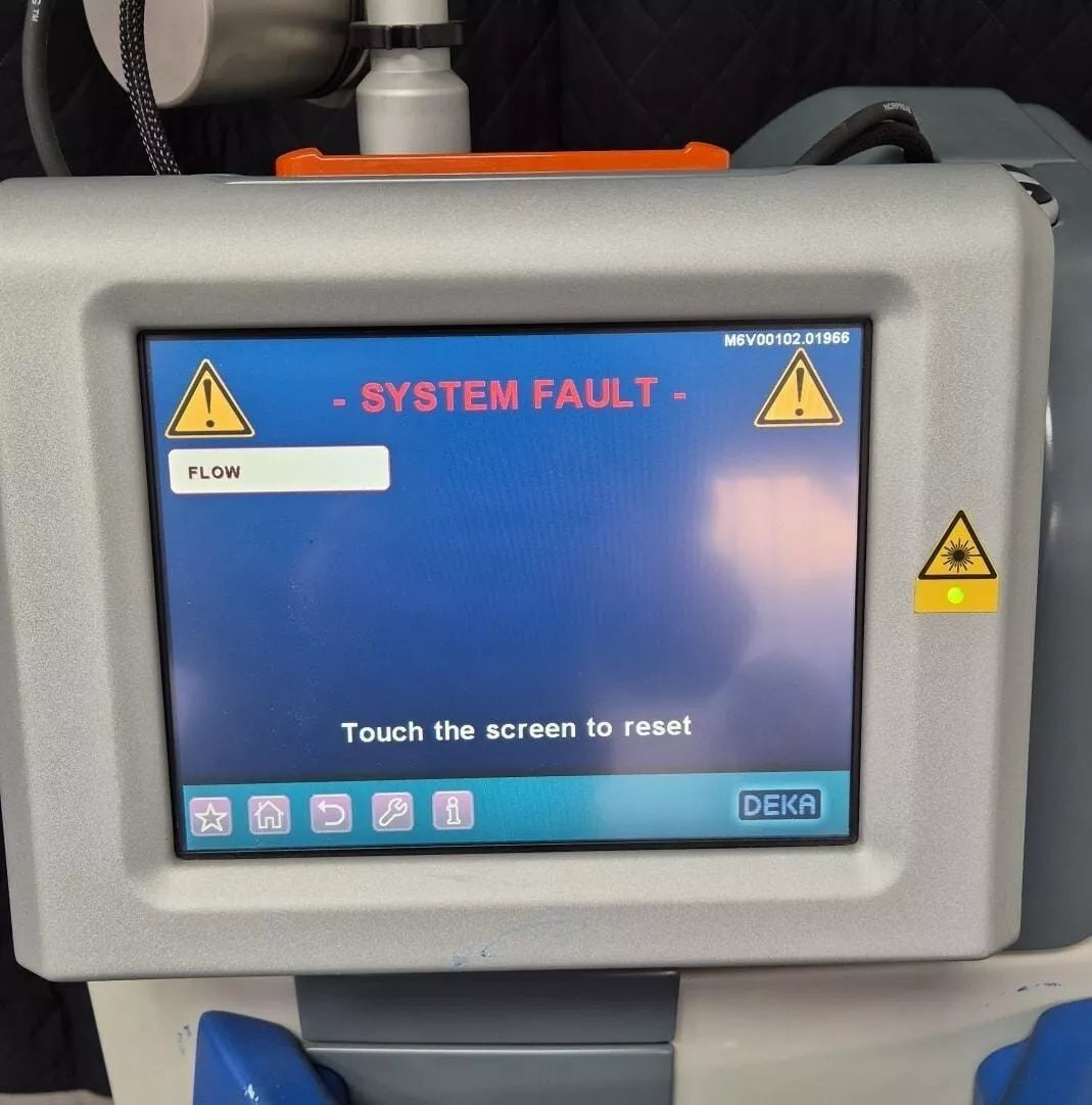DEKA Smartxide2 M103P1 C60 MonaLisa Touch CO2 laser system with articulated arm and touchscreen interface