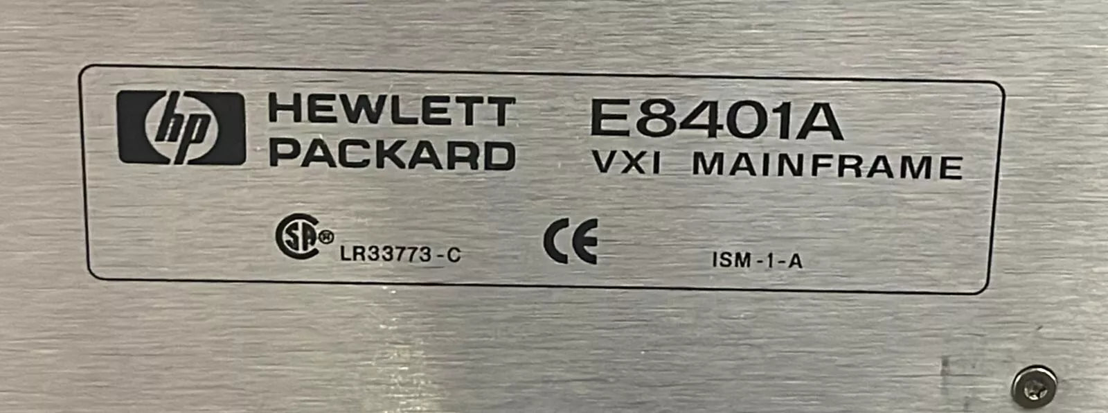 HP Agilent 75000 Series-C VXI Mainframe E8401A