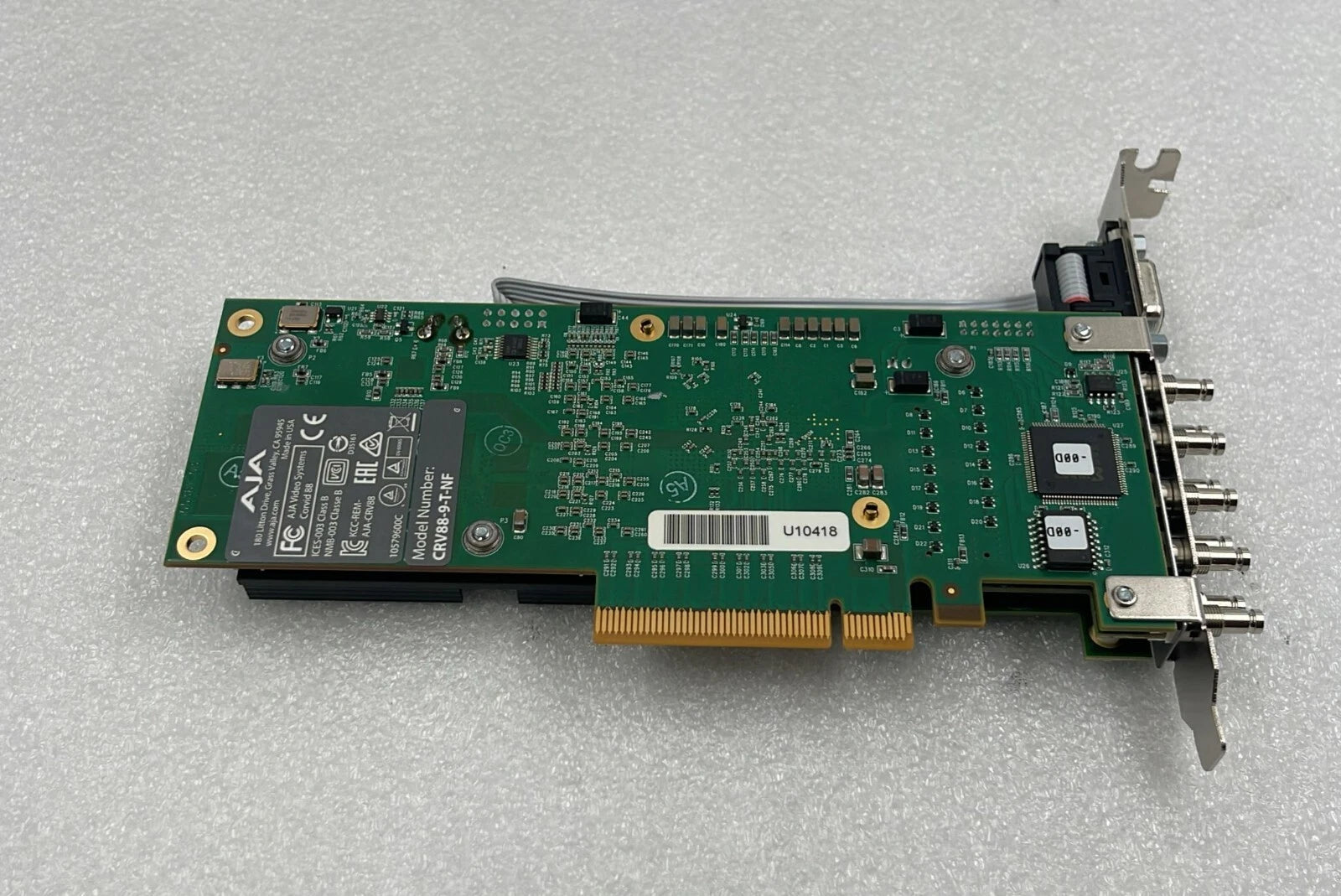 AJA CRV88-9-T-NF Full Height Corvid 88 PCIe Passive cooling