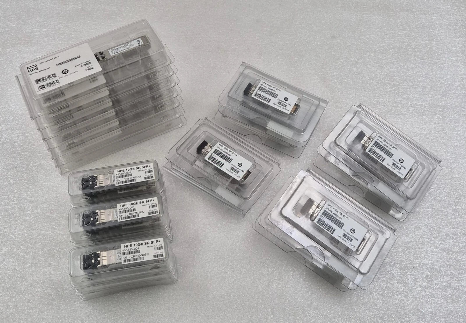 [LOT 27 PCS] NEW - HPE 10Gb SR SFP+ Transceiver Module 455885-001 / 456096-001