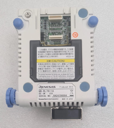 Renesas IECUBE RL78 QB-RL78I1A in-circuit emulator with power adapter for RL78 MCUs