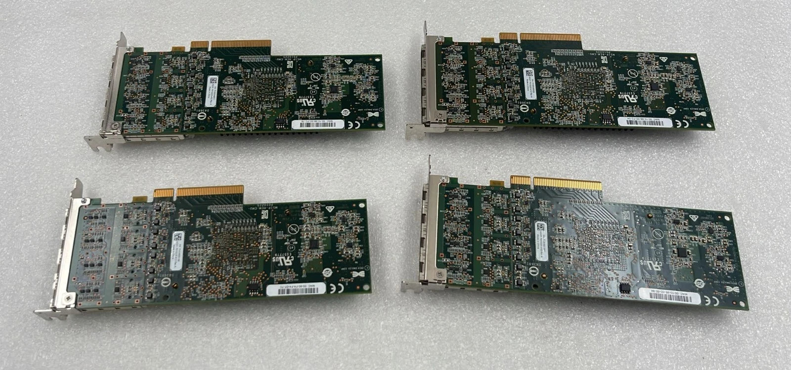 [LOT 4 PCS] IBM 00RX863 4-Port 10Gb PCIe3 Network Adapter Card 00ND464