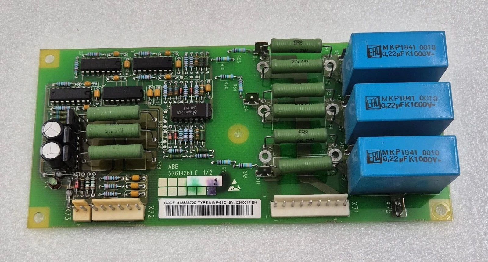 ABB NINP-61C 61353372D 57619261 Frequency Converter Rectifier Trigger Board