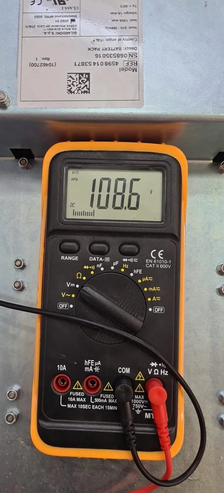 GILARDONI BATTERY PACK 4598 014 53871 / 10462700 for BV Pulsera Philips [108V]