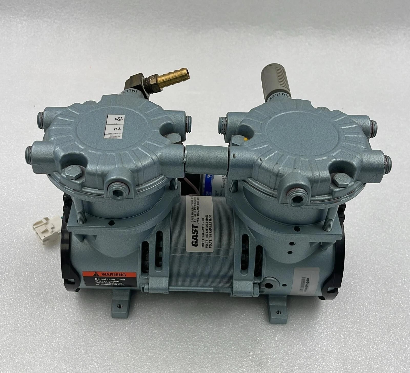 GAST SAA-V110-NB Twin Cylinder Vacuum Pump