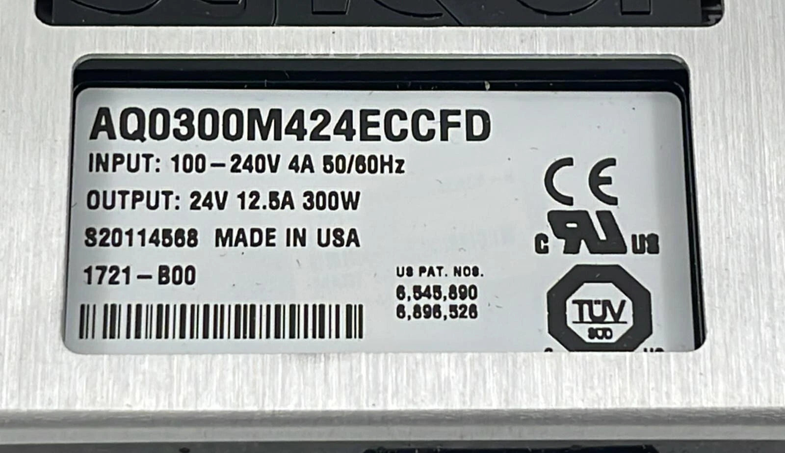 SynQor AQ0300M424ECCFD 300W Single Output Medical Grade AC/DC Power Supply