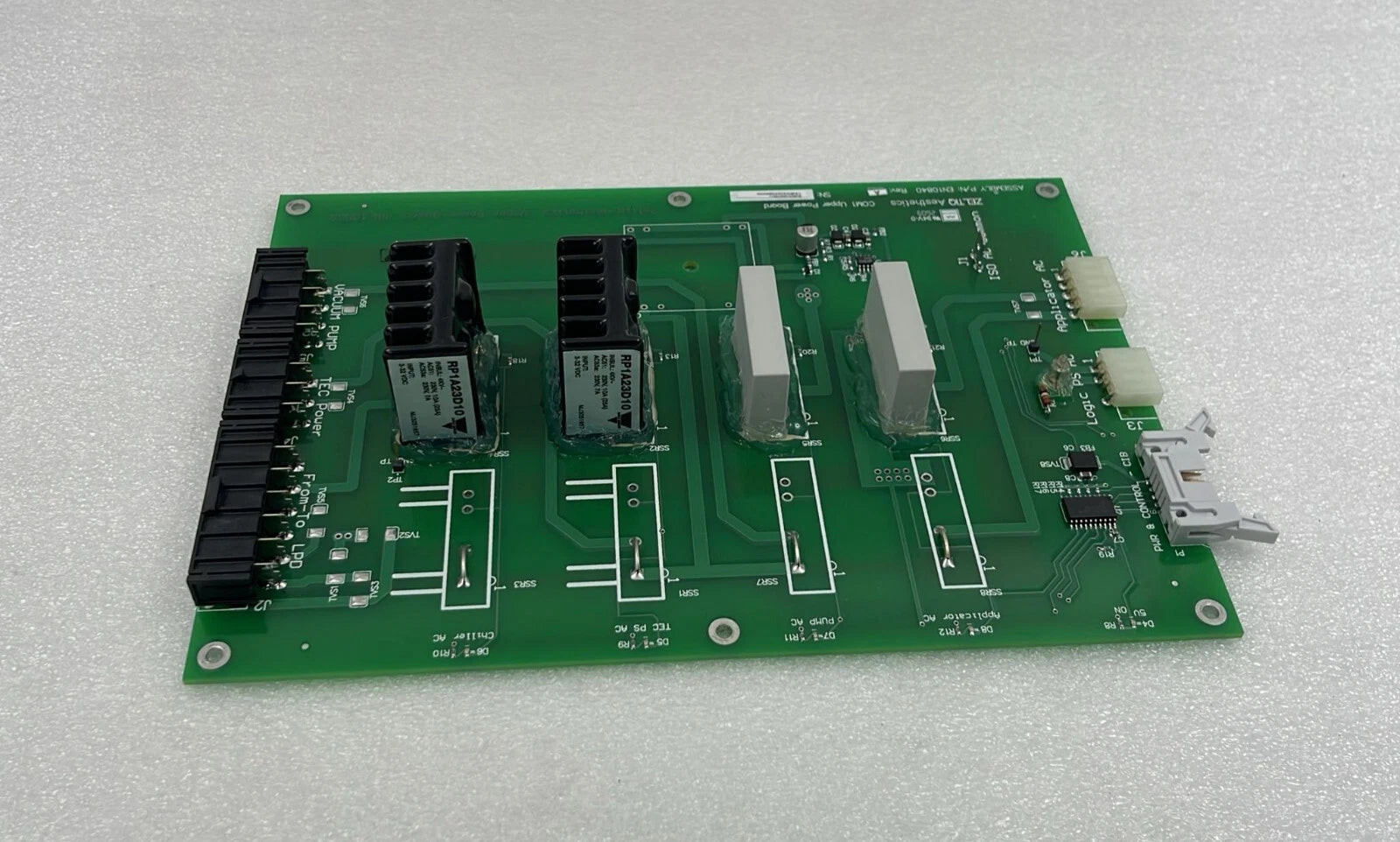 Zeltiq Aesthetics CIB board EN10856 SA13323 PCB 10855 medical system control interface board