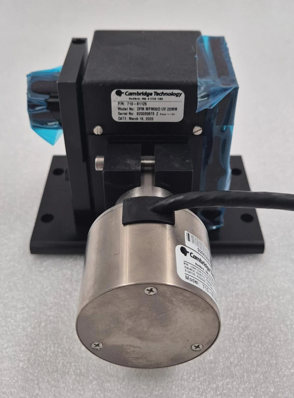 NEW- Cambridge DFM MPM30D UV 20MM 710-81125 W/ 710-81350 Laser Scan Head ASSY