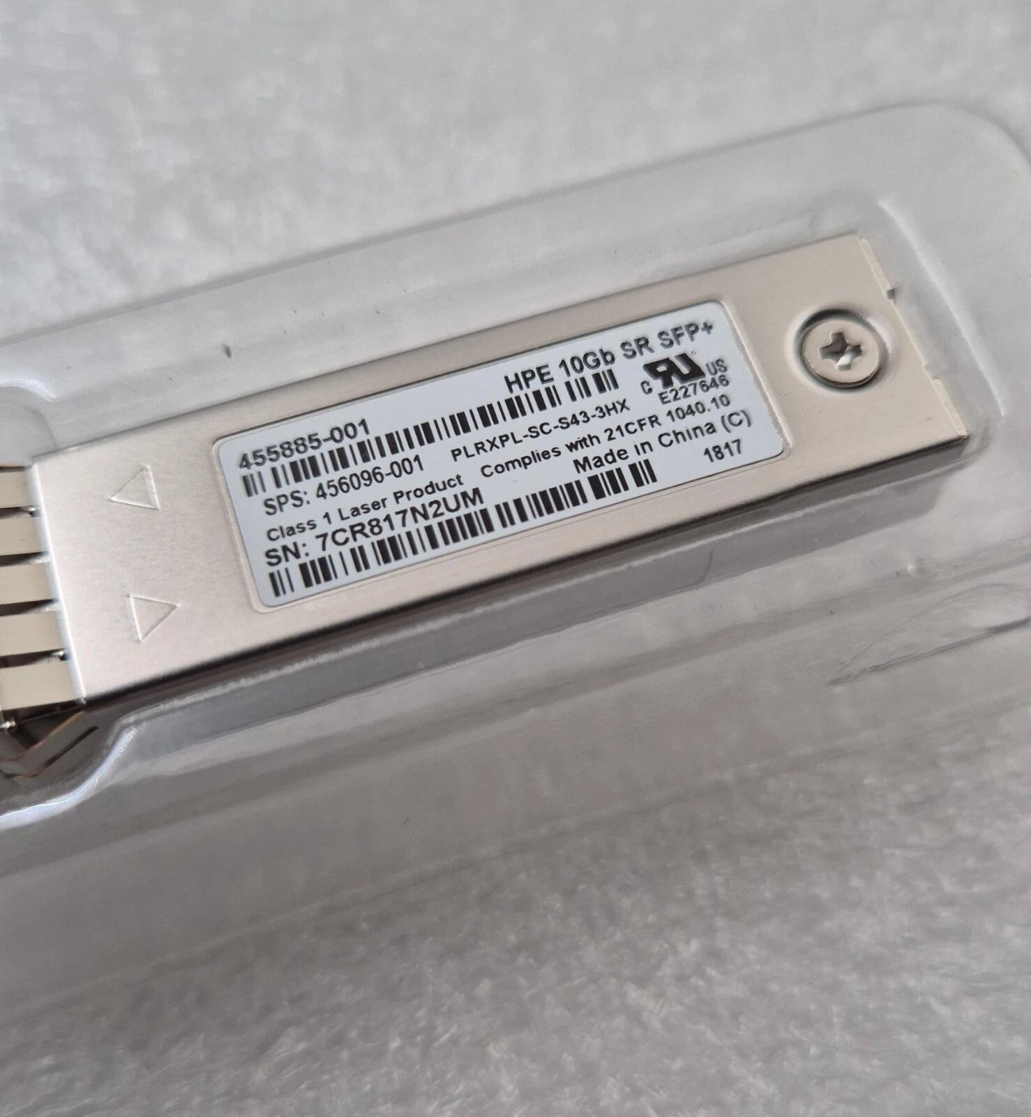 [LOT 27 PCS] NEW - HPE 10Gb SR SFP+ Transceiver Module 455885-001 / 456096-001
