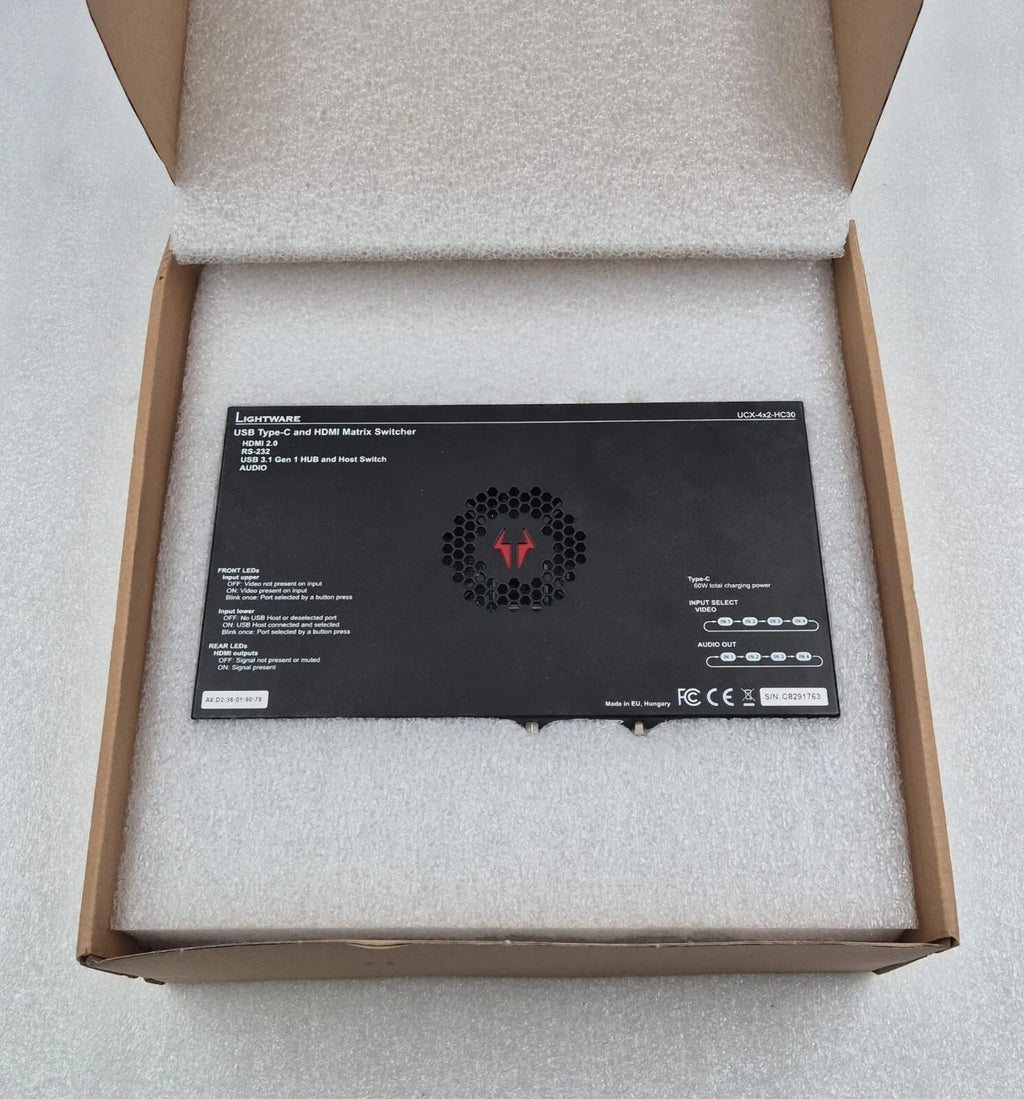 LIGHTWARE UCX-4X2-HC30 91310081 USB Type C & HDMI Matrix Switcher