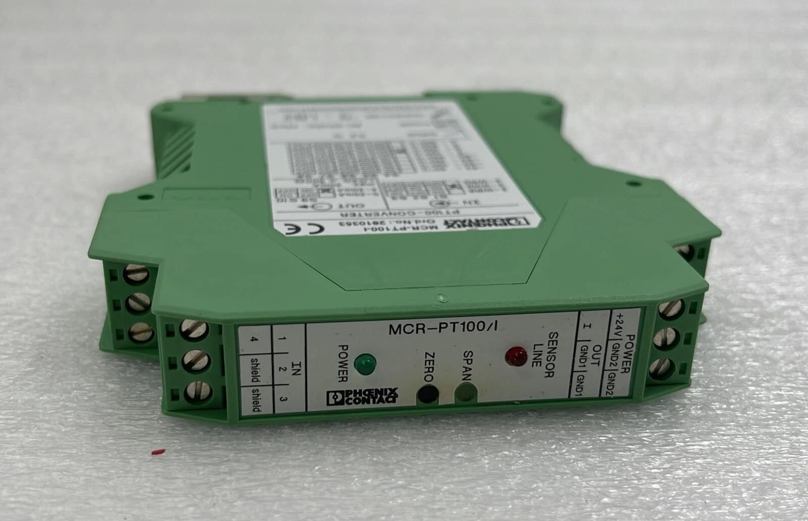 PHOENIX CONTACT MCR-PT100-I Converter PLC 2810353
