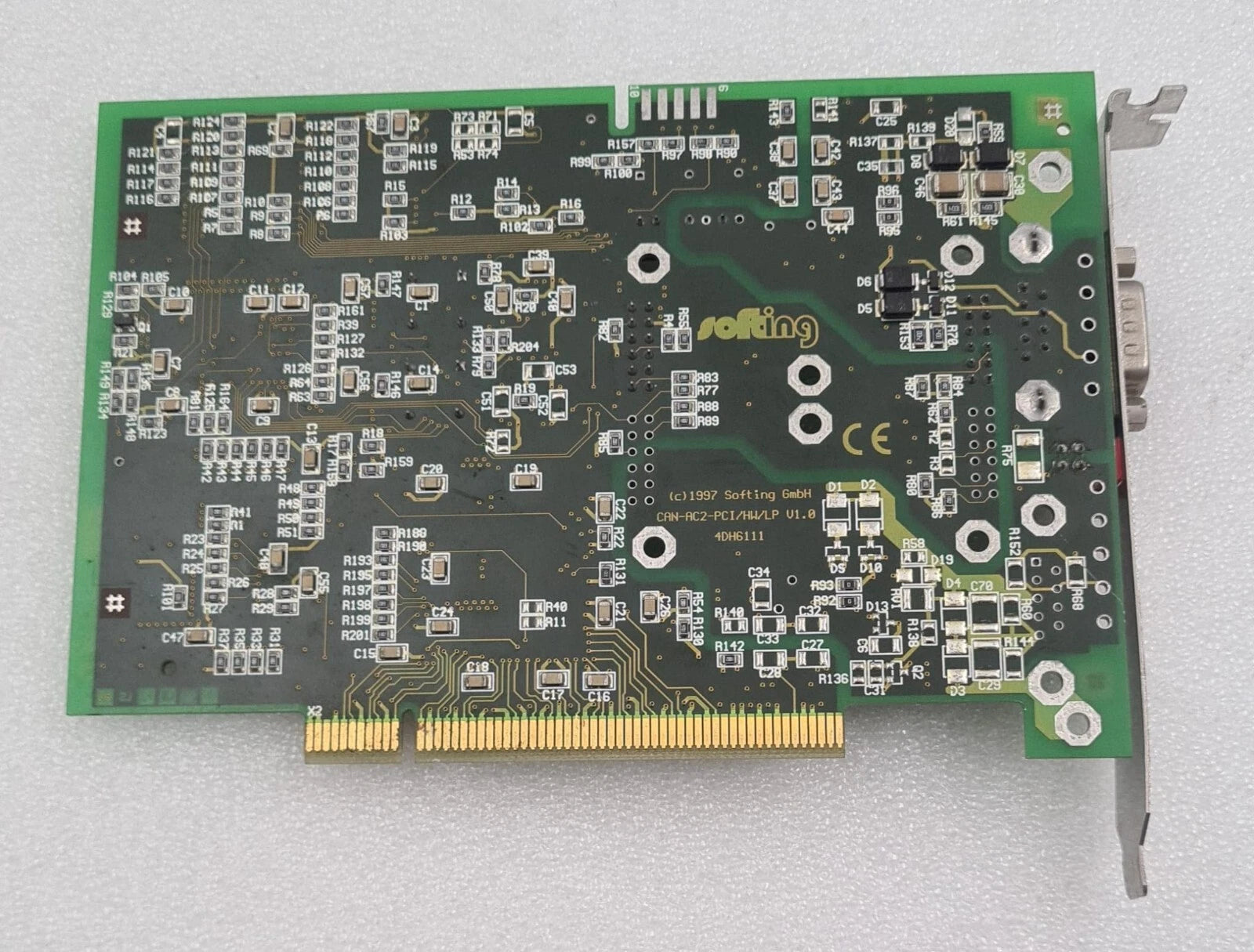Softing CAN-AC1-PCI CAN-AC2-I/HW V1.01 4DH6111 CANBUS PCI Communication Card PCB