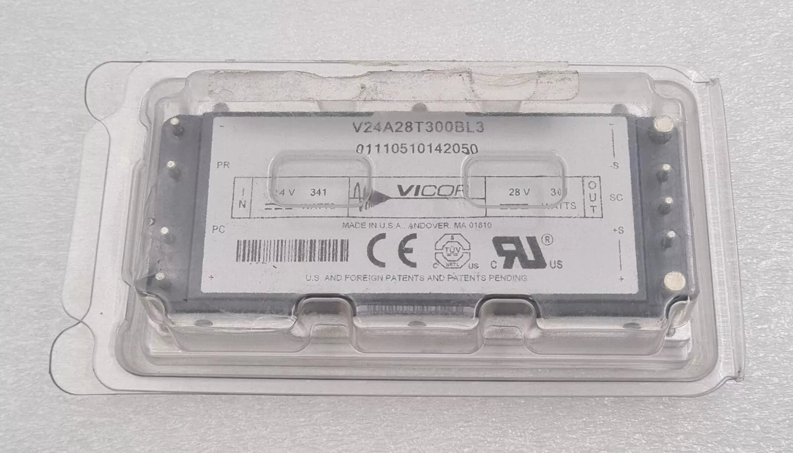 NEW - VICOR Power Converter Module V24A28T300BL3 DC/DC 24V 300W