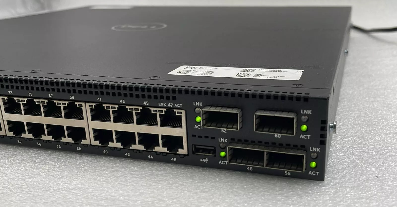 Dell Force10 S4820T 48-Port 10GbE Network Managed Ethernet Switch 02P7Y5