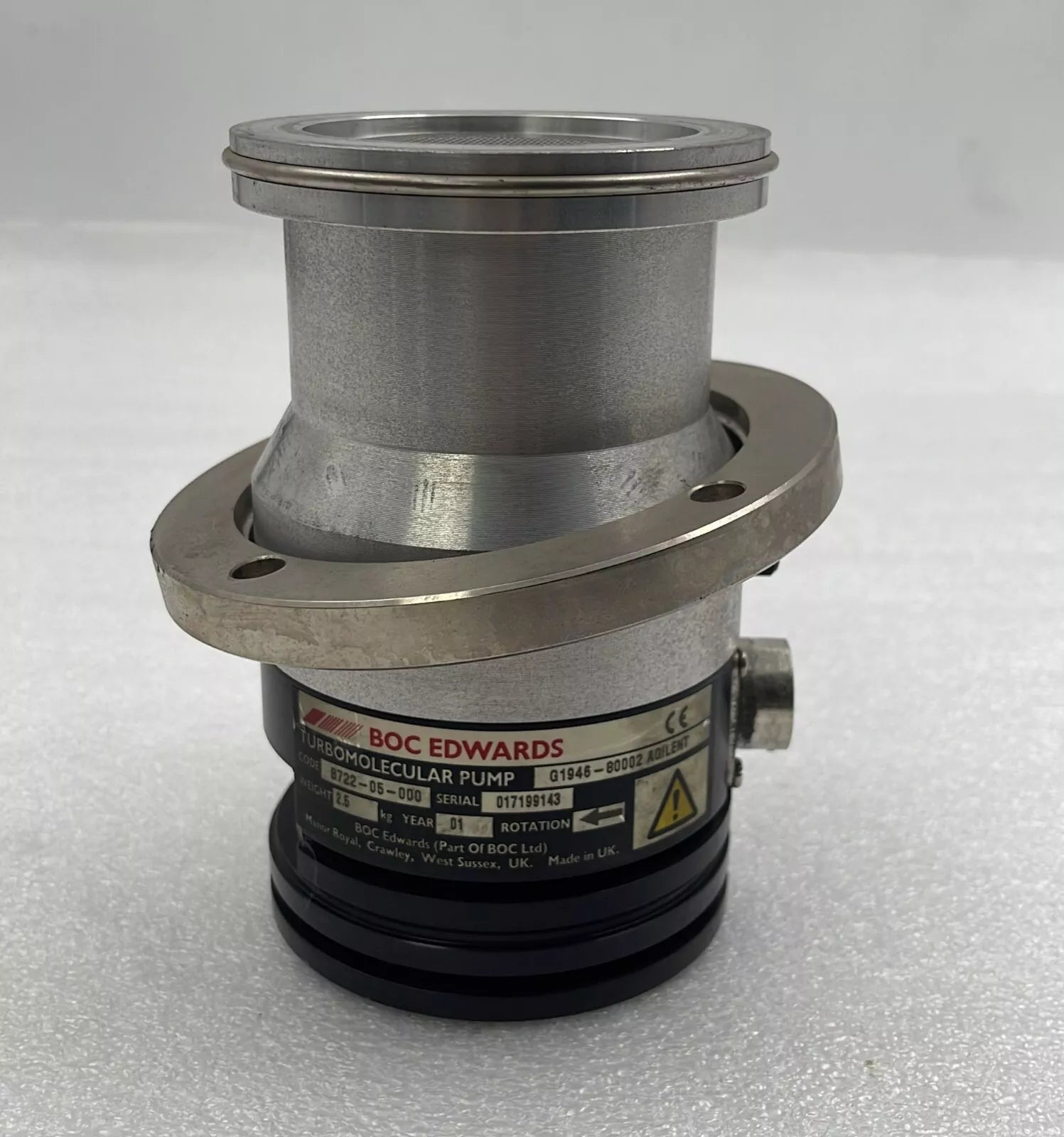 Edwards B722-05-000 Agilent G1946-80002 Turbomolecular Vacuum Pump