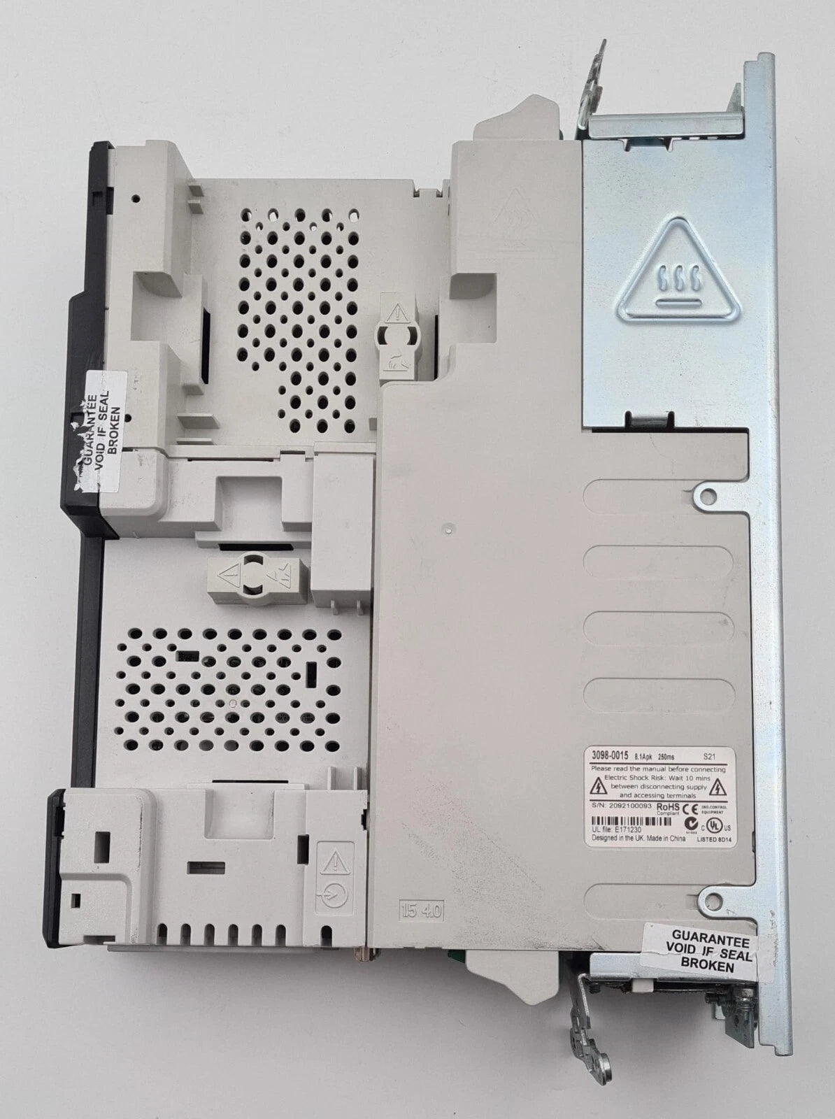 NIDEC Control Techniques Emerson Digitax ST DST1402 3098-0015 8.1Apk 250ms AS IS
