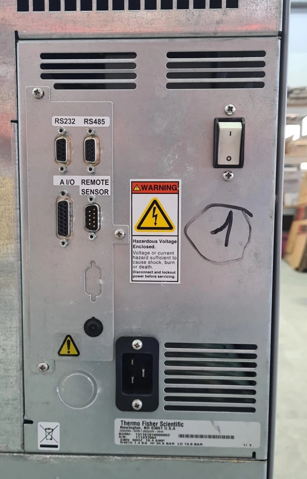 Thermo Fisher Scientific NESLAB ThermoFlex 3500 Recirculation Chiller 230V 50HZ