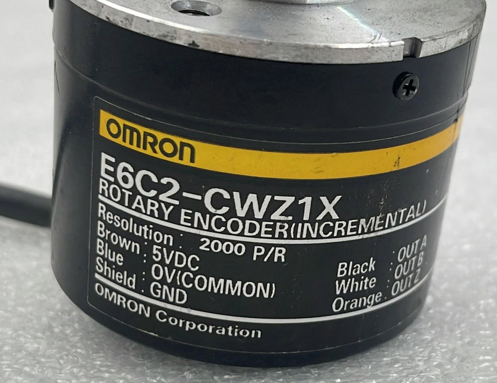 OMRON E6C2-CWZ1X Rotary Encoder 2000 P/R 5VDC