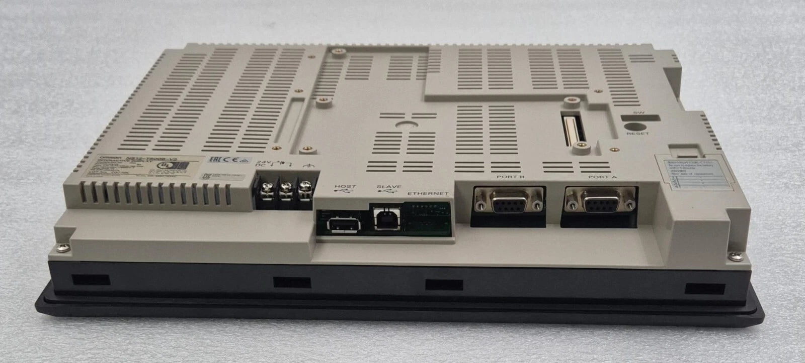 OMRON NS12-TS00B-V2 Interactive Display TFT Touch Screen HMI 24V Module *AS-IS*