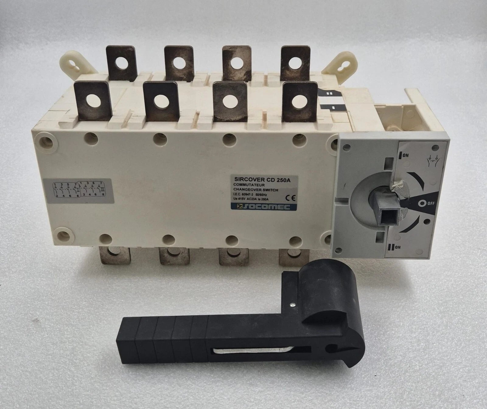 SOCOMEC SIRCOVER CD 250A Changeover Switch