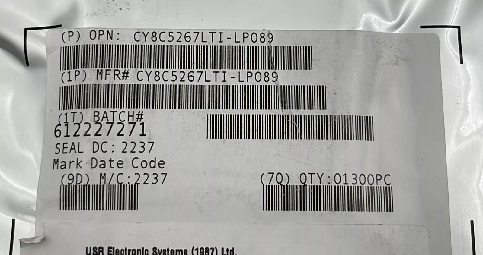 [1300 PCS Pack] CY8C5267LTI-LP089 Infineon Tech IC MCU 32Bit 128KB Flash 68QFN