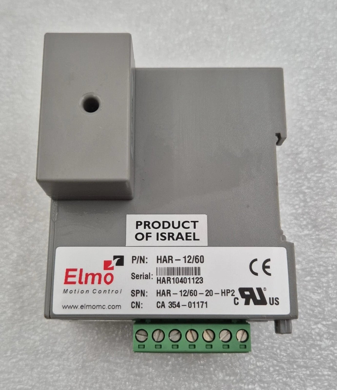 Elmo Motion Control HAR-12/60 HAR-EXTCAN Digital Servo Drive HAR-12/60-20-HP2