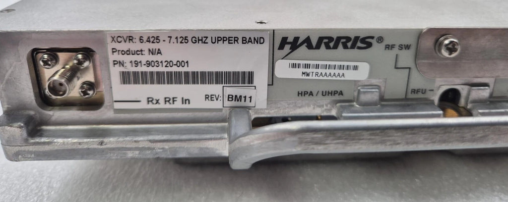 HARRIS SYNTHESIZER MODULE 191-903120-001 Transceiver 6.425-7.125 GHZ UPPER BAND