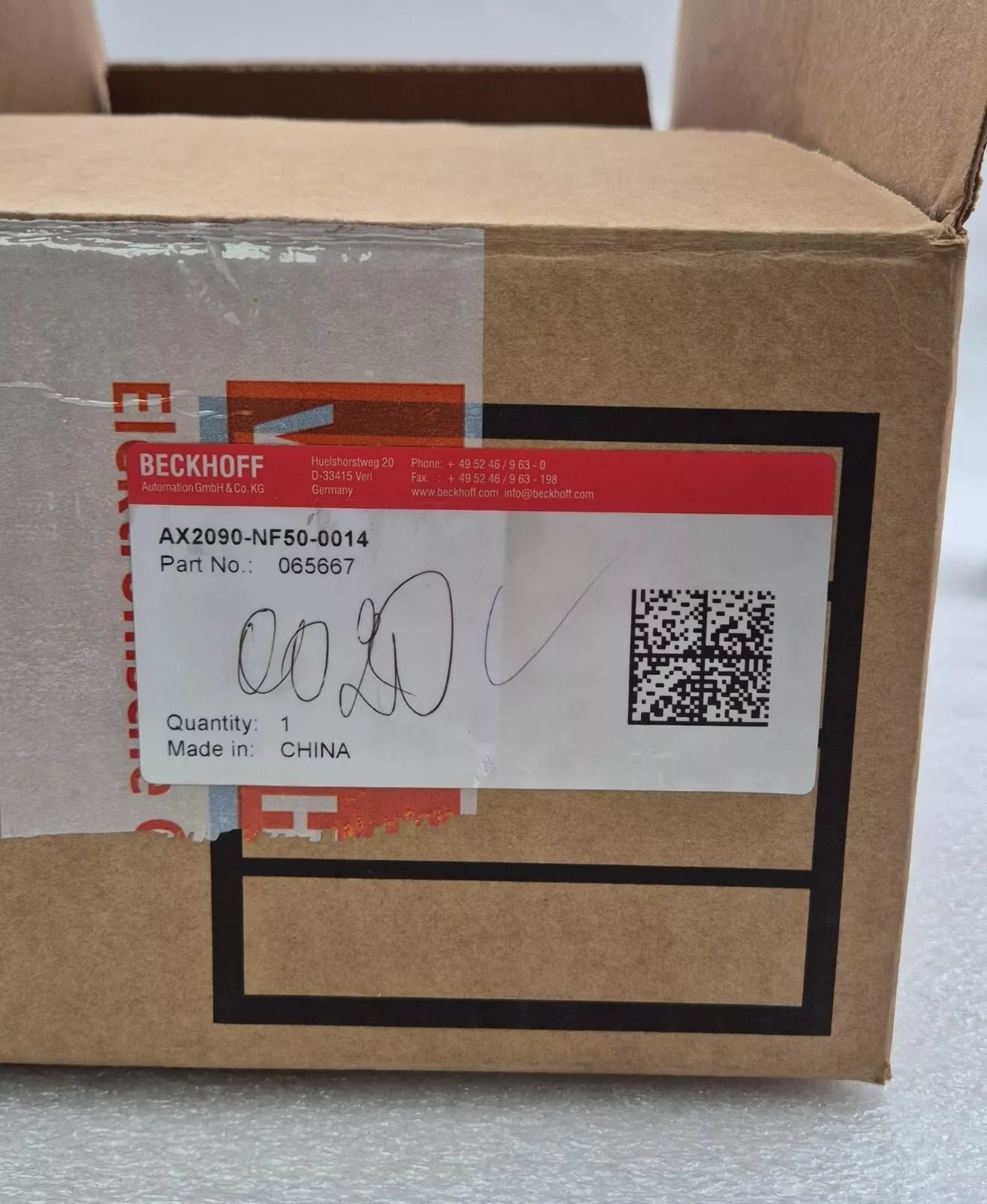 BECKHOFF POWER MAINS LINE FILTER AX2090-NF50-0014 065667