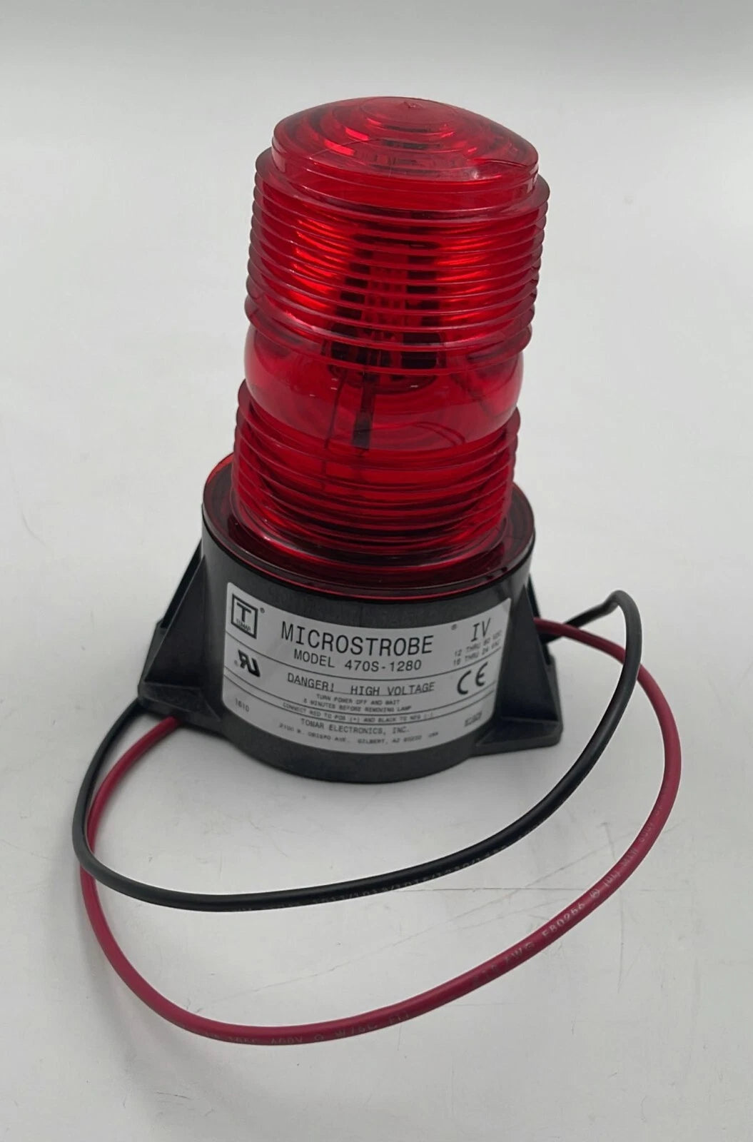 TOMAR Microstrobe 470S-1280 IV red strobe lamp 