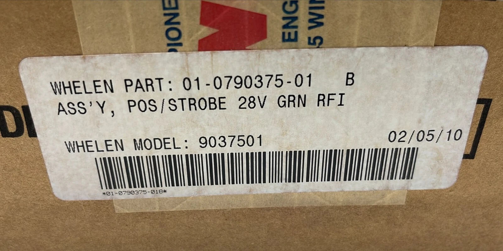 WHELEN 9037501 01-0790375-01 CESSNA LIGHT WING TIP POSITION STROBE 28V GRN RFI