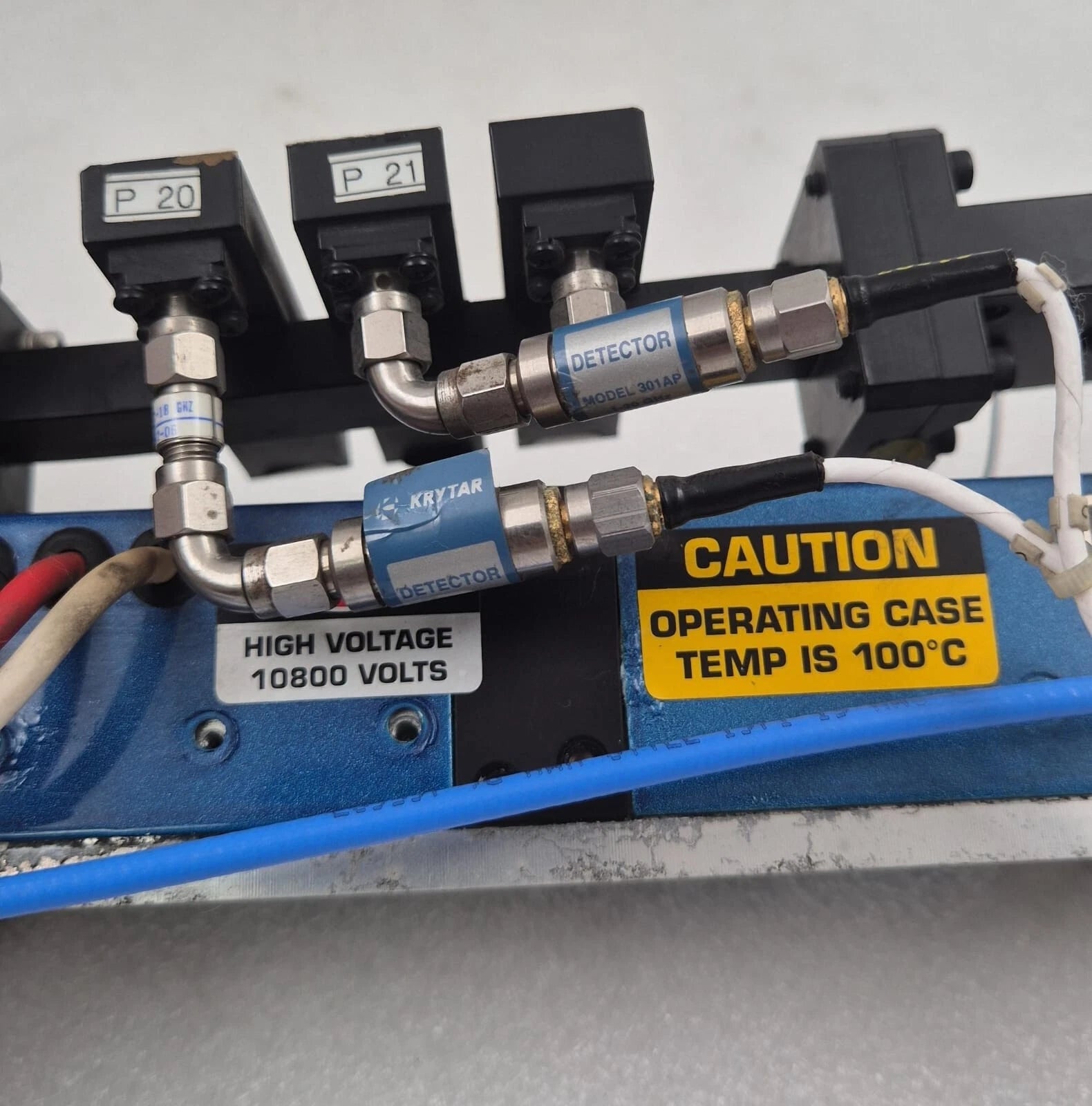 TELEDYNE MEC-5455E MFR 11312 Traveling Wave Tube Microwave Ampilifer