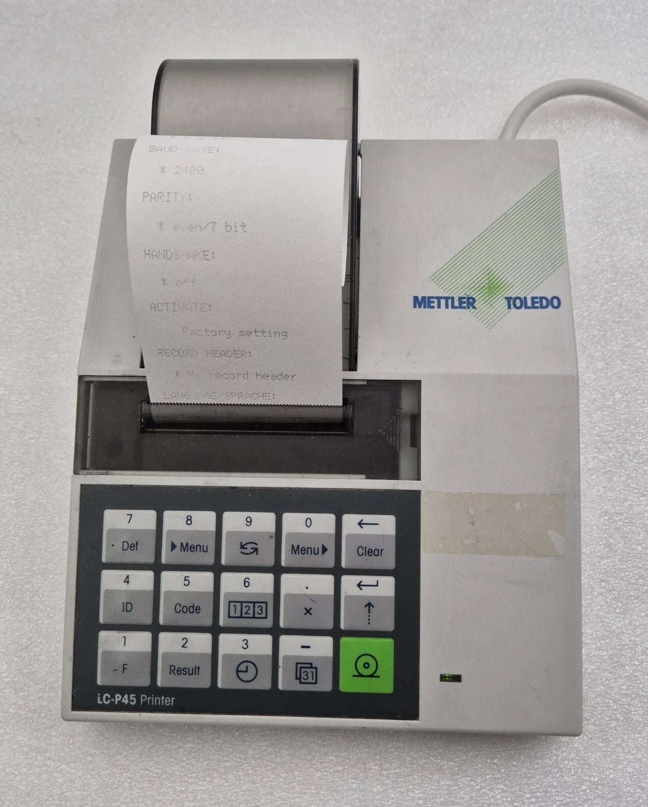Mettler Toledo LC-P45 thermal balance scale printer
